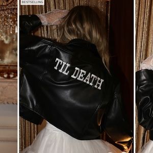 ‘Til Death’ leather jacket